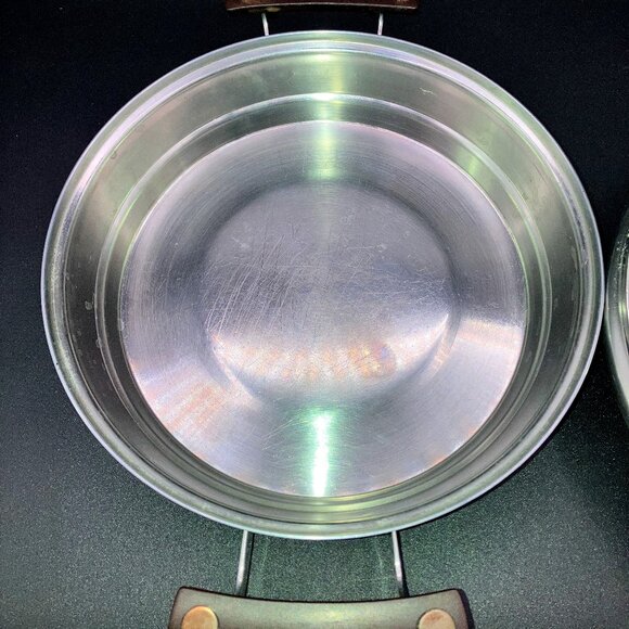 1950's Presto Twin Bakelite Handle Copper Core Skillet With Lid - Picture 2 of 11